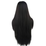 Peruca, Vaxiuja, Model Par Lung, 70cm, Negru