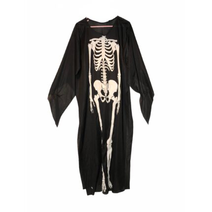 Costum de schelet pentru adulti, Halloween, Atelier, Alb/Negru