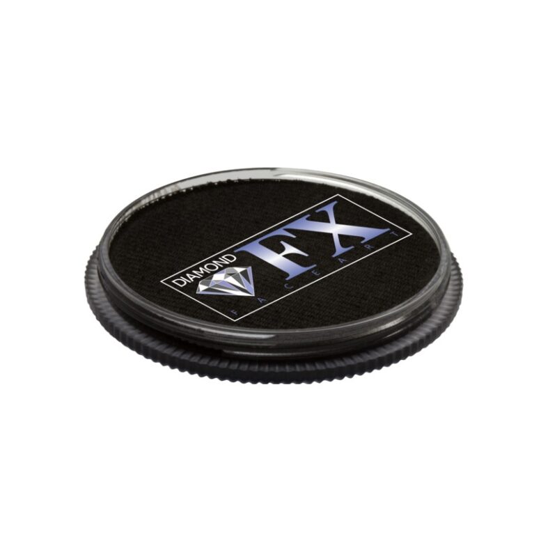 Vopsea pentru fata sau corp, Diamond FX Negru Mat, 30 g