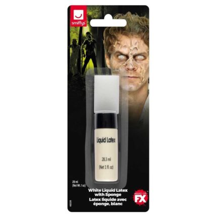 Latex lichid pentru rana artificiala, Smiffys, 28 ml, Alb