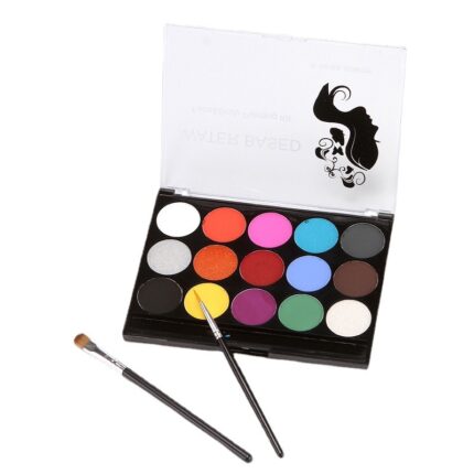 Set vopsea pentru fata, LLWL, Plastic, 14.5x10.5 cm, Multicolor