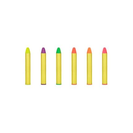 Set 6 creioane pentru pictura pe fata, KDT1