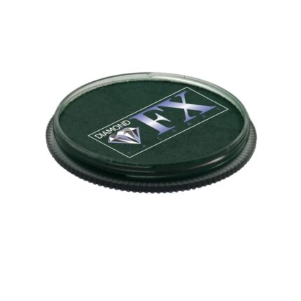 Vopsea pentru fata sau corp, Diamond FX Verde Inchis Mat, 30 g