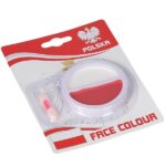 Vopsea pentru fata, Alb/Rosu