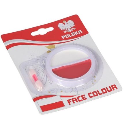 Vopsea pentru fata, Alb/Rosu