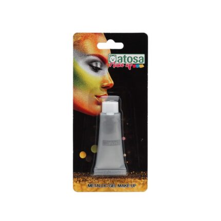 Gel make-up BigBuy Carnival, argintiu