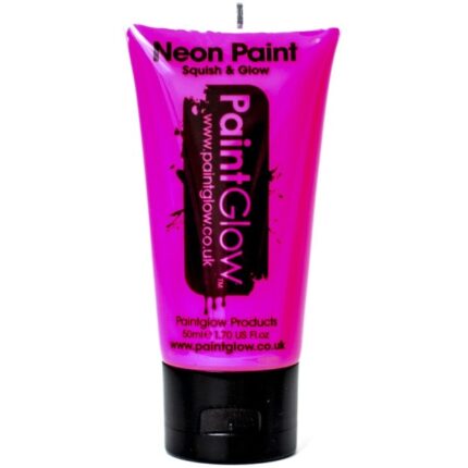 Fard UV pentru bodypainting, 50 ml, Roz
