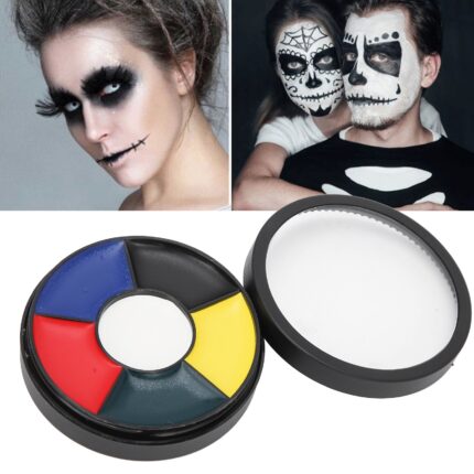 Trusa de machiaj, Mmgoqqt, 6 culori, efect de rana, crema, multicolor