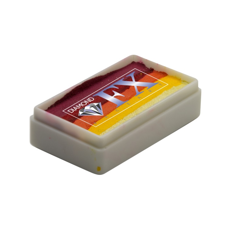 Vopsea pentru fata sau corp, Diamond FX Splitcake Apus de Soare, 30 g