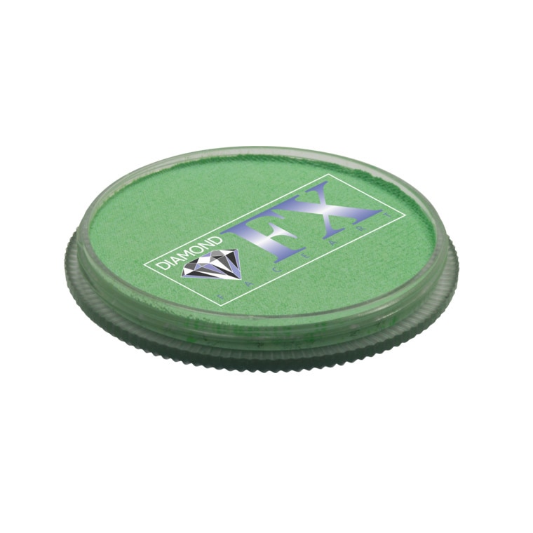 Vopsea pentru fata sau corp, Diamond FX Verde Menta Metalic, 30 g