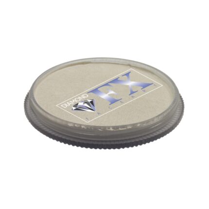 Vopsea pentru fata sau corp, Diamond FX Alb Metalic, 30 g