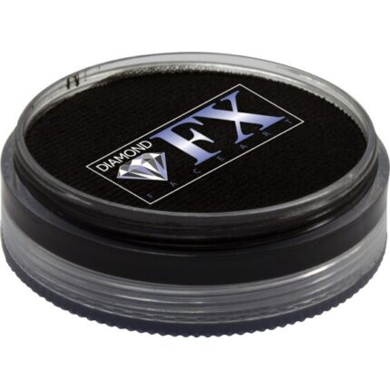 Vopsea pentru fata sau corp, Diamond FX Negru Mat, 45 g