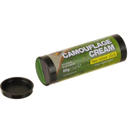 Vopsea stick pentru fata, Efect de camuflaj, 60g, Negru/Verde
