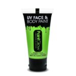 Vopsea UV PaintGlow, pentru vopsit corp, 50 ml, verde