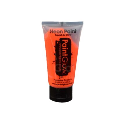 Colorant UV reactiv neon, corp, tub 50 ml, portocaliu