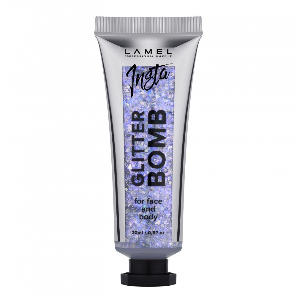 res_b75ea87b968406781dd0190ec9811dca Gel cu sclipici, Glitter Bomb, Lamel, Pentru fata si corp, Nr. 401, 20ml