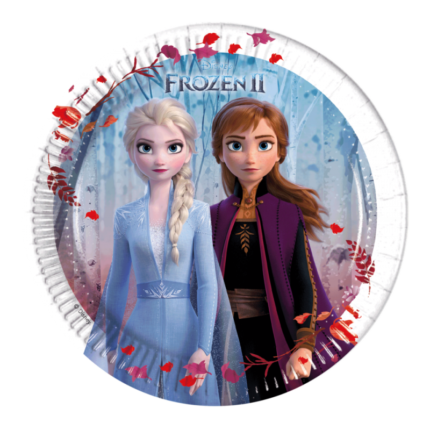 Set 8 Farfurii Frozen 2 Pentru Petrecere, 20cm, Multicolor