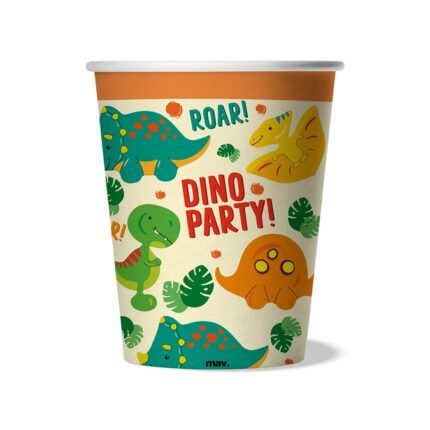 Set 8 Pahare Dinozauri 250ml, CU25DP06