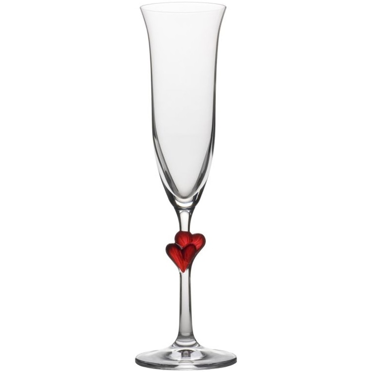Set 2 pahare pentru sampanie Stolzle L'Amour, rosu, 175 ml