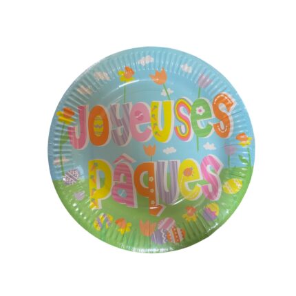Set 6 farfurii din carton pentru petrecere, Dynastrib, 23cm