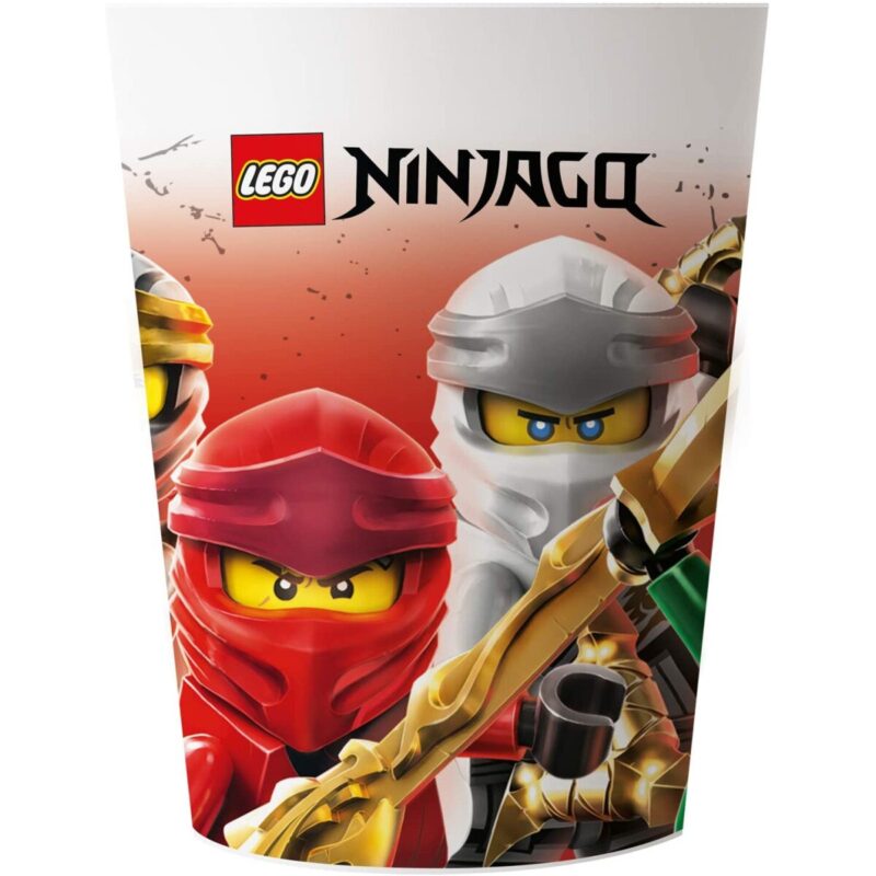 Set 2 pahare reutilizabile Lego Ninjago, 230ml