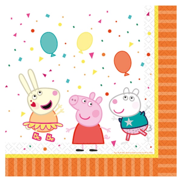 Set 16 Servetele Peppa Pig, 33x33cm, 9906331
