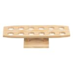 Suport din lemn Antbro® cu 12 locuri pentru cornet, de petrecere, 29x9x6cm