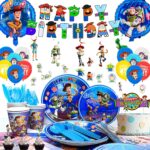 Set 167 decoratiuni petrecere InBoxxarty, albastru