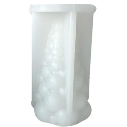 Matrita de silicon, Milmatt, Model Brad Buline, pentru lumanari, silicon alimentar, non toxic, 13.3 x 7.6 cm
