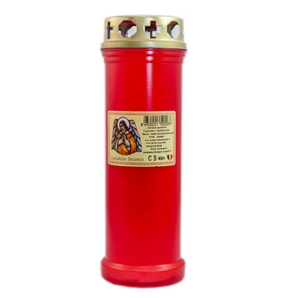 Candela antiploaie C3 rosu