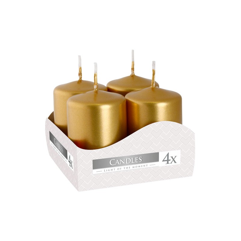 Set lumanari aurii, SW40/60-213, 4 bucati