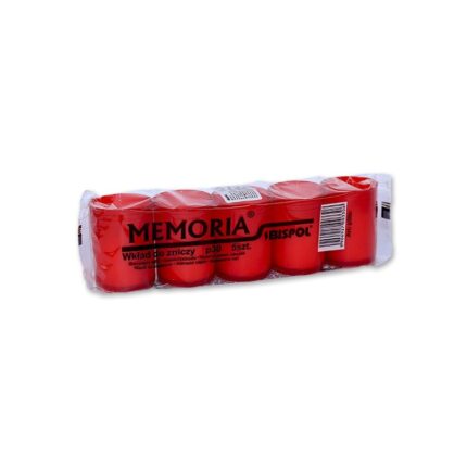 Candela rezerva Bispol Memoria P30 rosu 5buc 15 ore