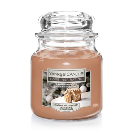 Lumanare Parfumata Borcan Mediu Gingerbread House, YANKEE CANDLE Home Inspiration