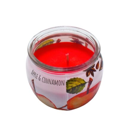 Lumanare parfumata in pahar, Mar cu scortisoara, Aroma Land, 20 ore