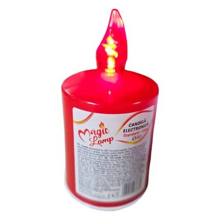 Candela electrica flacara, ROSIE, 13 cm