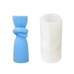Matrita Silicon pentru lumanari decorative si sapun model cu nod si linii in relief