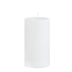 Lumanare decor alba H10cm D5,5cm