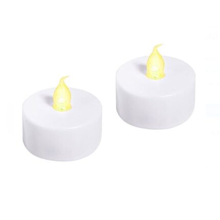 Set 2 buc lumanari cu LED, baterii LR44 incluse, durata functionare 90 ore