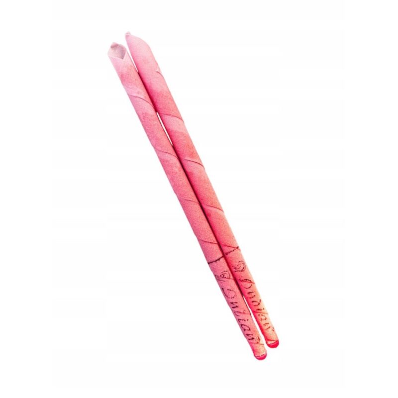 Set Lumanari aromatice pentru urechi, 22.5 cm, Roz, 2 buc
