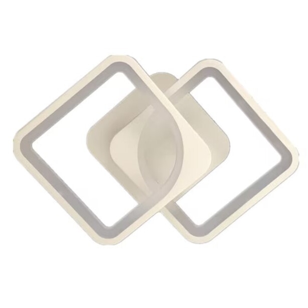 res_a2f7fb8447dc21ae4383eb57057cf973 Lustra LED dimabila cu telecomanda 3 tipuri de lumina cald/neutru/rece 64W StrongLED intensitate reglabila 2 patrate, carcasa Alba ZenLED®