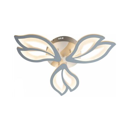 Lustra LED RFAN, Model K137/3, cu Telecomanda, 3 Tipuri de Lumina, Intensitate Reglabila, 72W, Alb