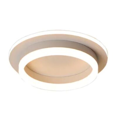 Lustra led moderna schelet alb, Ultra Slim rotund Diametru 24cm trandafi led 8125R WH
