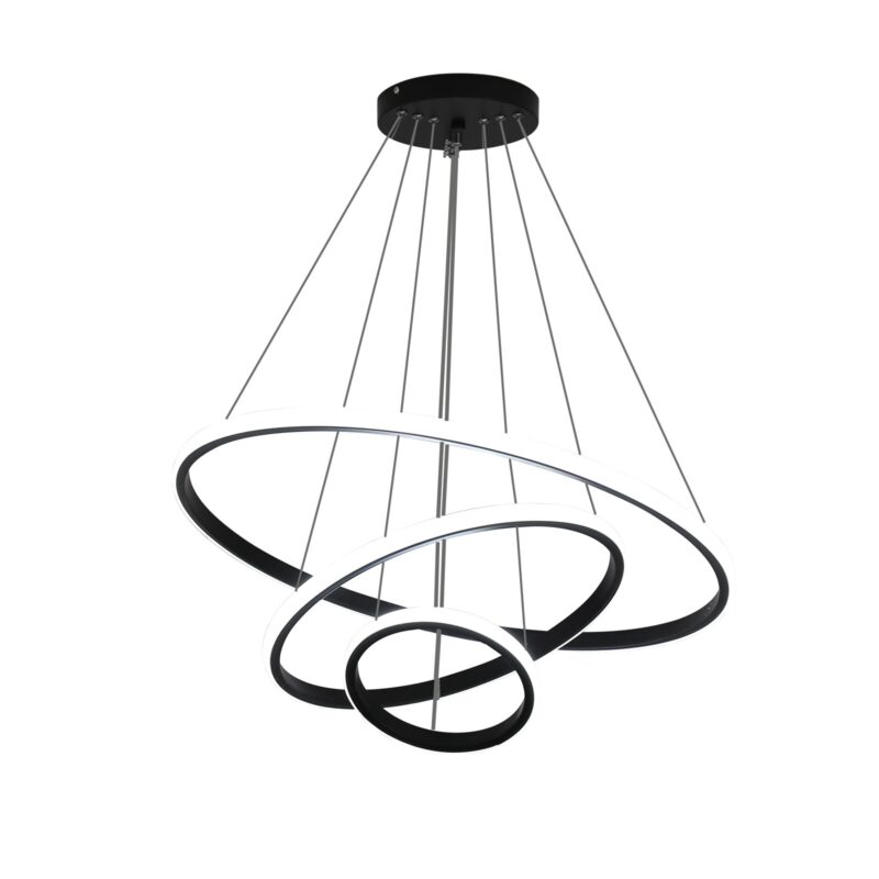 Candelabru, Comely, Aluminiu, LED, 220V, 76W, Negru