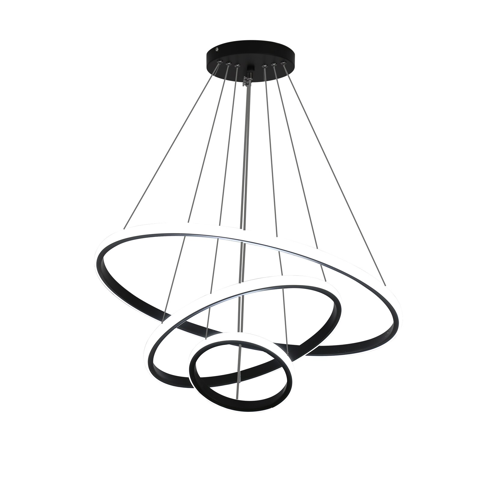 res_8896b8c8572f6832d00629fc5ae59a7a Candelabru, Comely, Aluminiu, LED, 220V, 76W, Negru