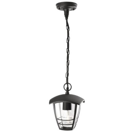 Felinar suspendat Philips myGarden Creek, E27, 1x60W, IP44, Negru