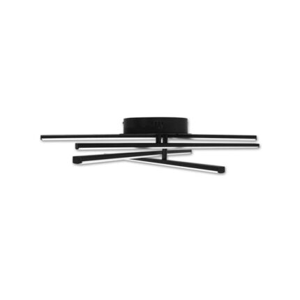 Lustra LED Modena Grando 34W/2040lm, lumina neutra, brate reglabile, 70cm, negru