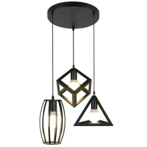 Candelabru De Epoca, Toolight, 3*E27, Inaltime Reglabila, Metal, Fara Sursa De Lumina, Negru