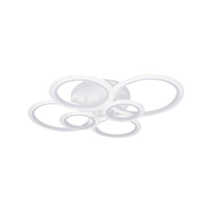 Lustra LED Clics FullView, 168W, Reglabila prin Aplicatie IOS / Android si telecomanda, Lumina calda, rece, neutra