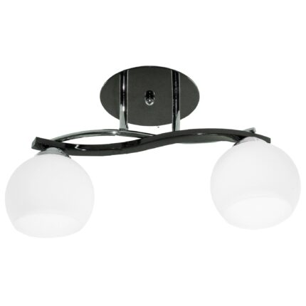 Lustra CALIPSO 50421/2 CR+ZZN+WT, INTO, antracit, 25 cm