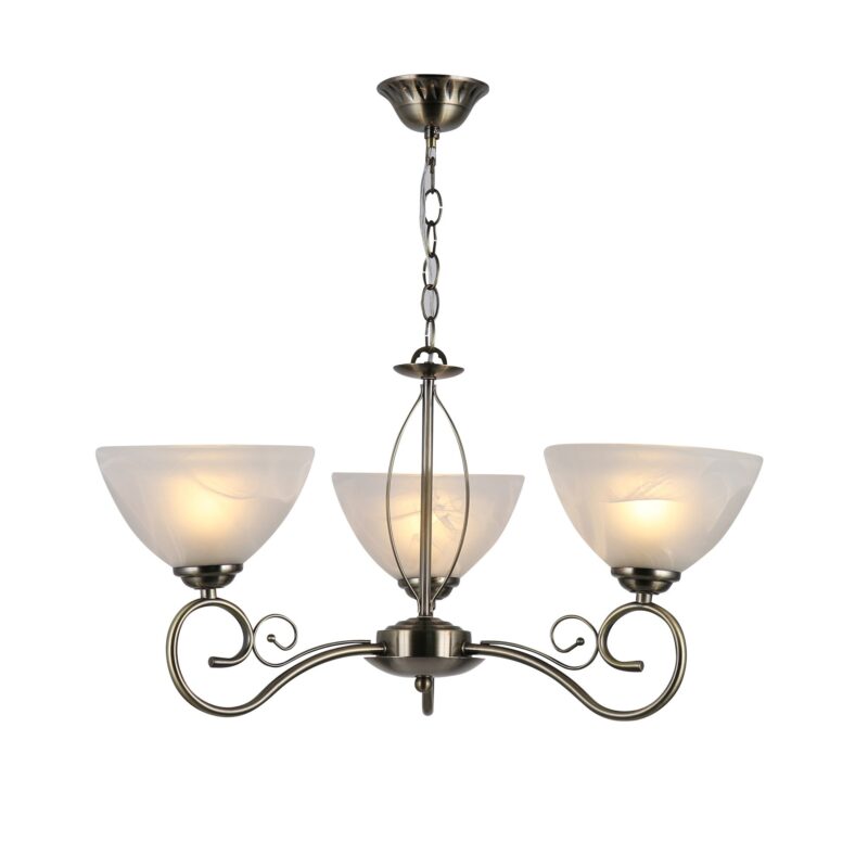 Candelabru suspendat Quark model 06560-3 surse de iluminat 3XE27, Bronz, IP20